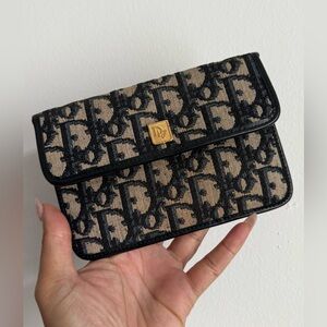 Final Reduction! Authentic Dior Navy Trotter Pouch